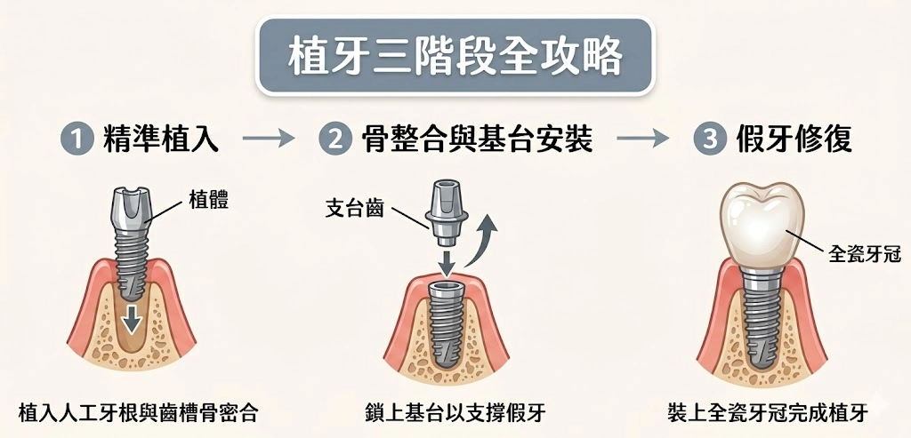 人工植牙的流程