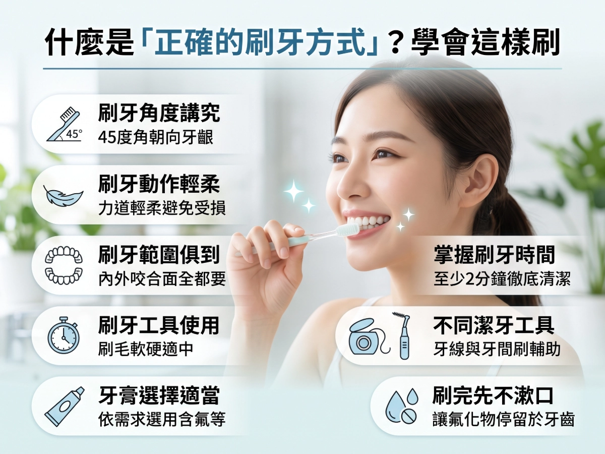 什麼是「正確的刷牙方式」