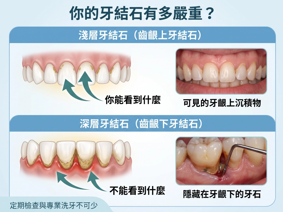 你的牙結石有多嚴重？