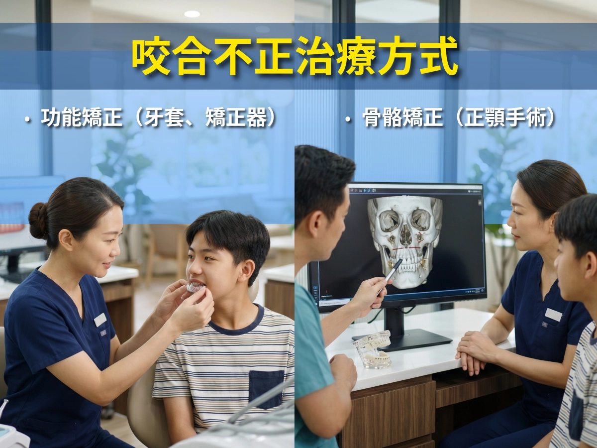 咬合不正治療方式
