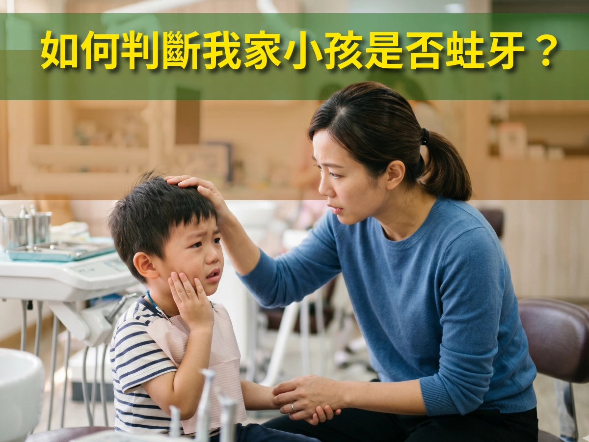 如何判斷我家小孩是否蛀牙