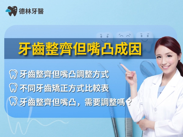 牙齒整齊但嘴凸成因不只一種？