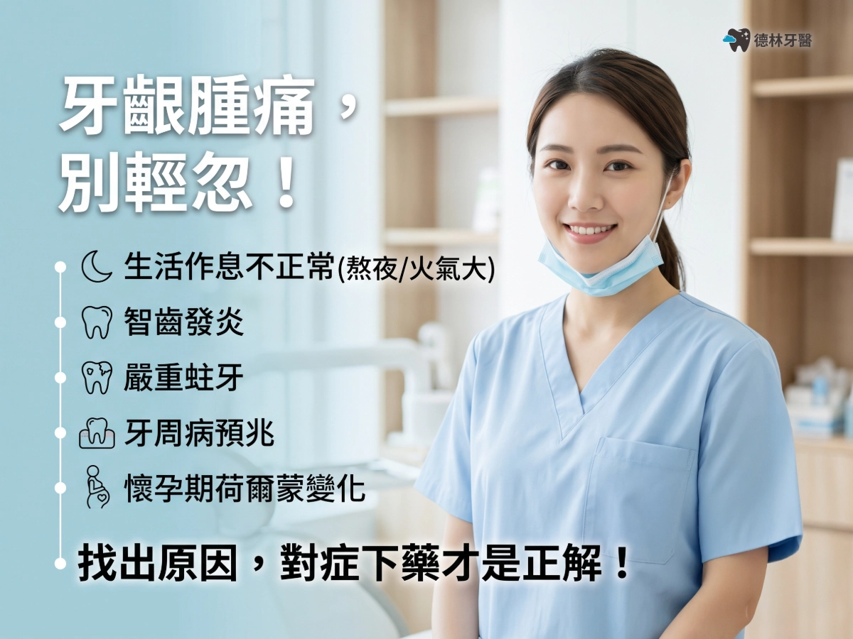 牙齦腫原因是什麼